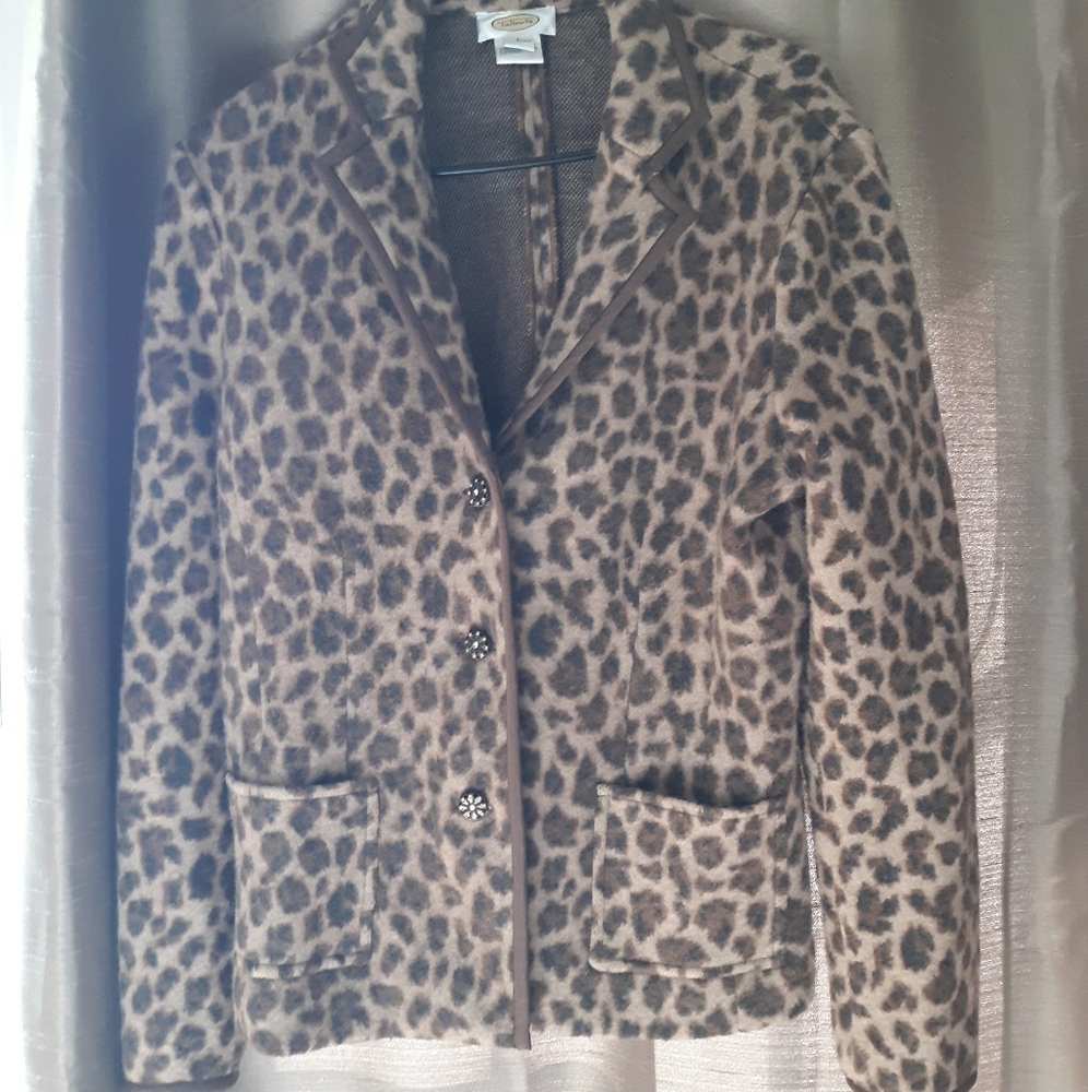Leopard print jacket